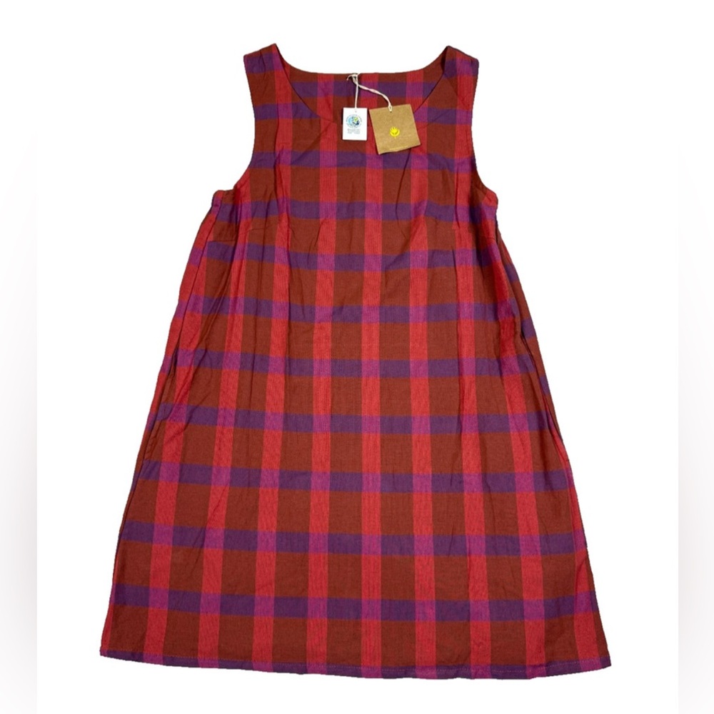 Mata Traders Womens Size S Juniper Dress Throwback Plaid NWT